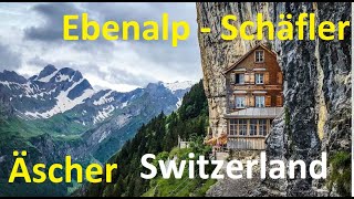 🇨🇭 Ebenalp Switzerland – Ebenalp  Schäfler  Äscher Cable car [upl. by Nylatsyrk231]