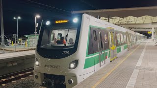 Transperth MetroNet Train EMU Alstom XTrapolis CSeries Set 129 Departing Warnbro Station [upl. by Lirva]