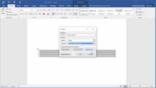 How to Add Caption to a Table in Word 2016 [upl. by Nabi]