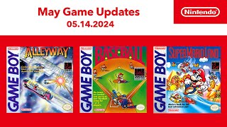 Game Boy – May 2024 Game Updates – Nintendo Switch Online [upl. by Colbert]