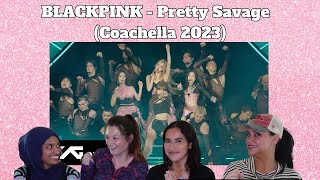 BLACKPINK  ‘Pretty Savage’ Live at Coachella 2023 REACTION [upl. by Nreval]