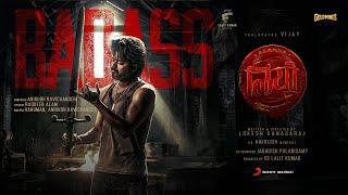 LEO  Badass Lyric  Hindi  Thalapathy Vijay  Lokesh Kanagaraj  Anirudh Ravichander Hanuman [upl. by Loralee]