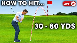 The EASIEST Pitching Technique Youve Ever Seen  Live Golf Lesson [upl. by Aivin467]