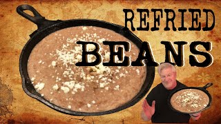 REFRIED BEANS Homemade Refried Beans that Taste like a Restaurant [upl. by Ludewig]