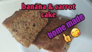 Home made banana ampcarrot cake🥧 [upl. by Spaulding784]