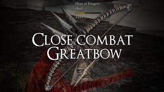 Using a greatbow as a close combat weapon This is pretty great [upl. by Thevenot]