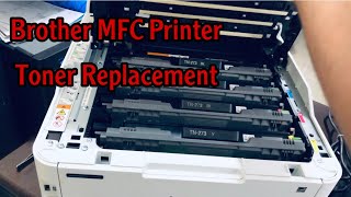 Replace the Toner Cartridge on Brother printer [upl. by Newfeld]