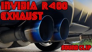 22 WRX Invidia R400 Exhaust [upl. by Engedus]