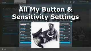 Xbox FS2020 All my Hotas One Sensitivities amp Button Assignments and Other Settings [upl. by Eram]