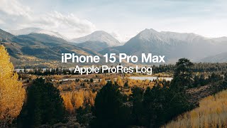 Fall in Colorado  iPhone 15 Pro Max ProRes Log [upl. by Ainitsirhc796]