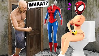 Hulk amp SpiderMan Love or Jail in Grannys House Funny Horror Animation [upl. by Kial]