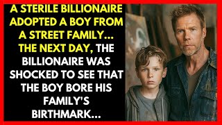 A STERILE BILLIONAIRE ADOPTED A BOY FROM A STREET FAMILY THE NEXT DAY THE BILLIONAIRE WAS IN [upl. by Emogene823]