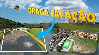 PROJETO NOVO RIO PINHEIROS VEJA EM PRIMEIRA MÃO DRAGA EM AÇÃO NO RIO E ESPAÇO DE LAZER NA COMUNIDADE [upl. by Notse]