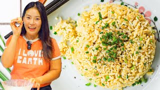 3 Minutes Egg Fried Rice Recipe [upl. by Mailand]