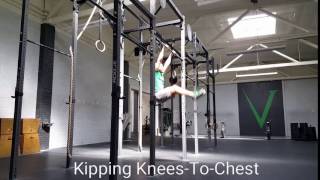 Kipping KneesToChest  CrossFit Invictus Gymnastics [upl. by Stoughton]