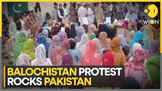 Balochistan protest march against extra judicial killings  Pakistan Latest News  WION [upl. by Dickson]