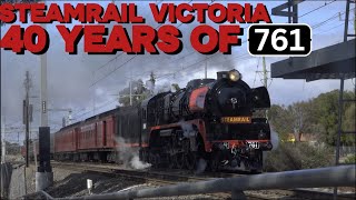 R Through the Great Dividing Range  Steamrail Vic amp VGRailway  R761 J549 Y157 [upl. by Ennovart]