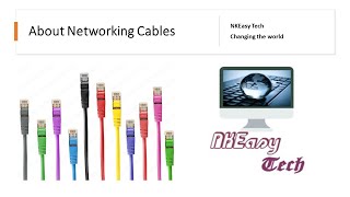 Types of Cables used in Network [upl. by Johnston]