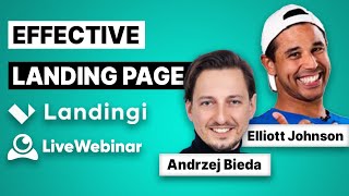 Free Masterclass Effective Landing Page for your Webinar – Landingi x LiveWebinar [upl. by Margie]