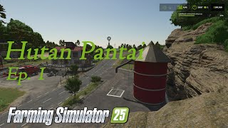 Ep1 Getting started on farm going over menus steering assist AI and more on Hutan Pantai [upl. by Akir]