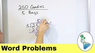 Division Word Problems [upl. by Casilde]