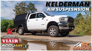 Kelderman Ram 2500 and GCI Traytec Build  EC OFFROAD  AIR BAG SUSPENSION VIAR ACCUAIR ELEVEL [upl. by Raffin]