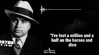 Al Capone Quotes  His Real Life Voice [upl. by Enelehcim]