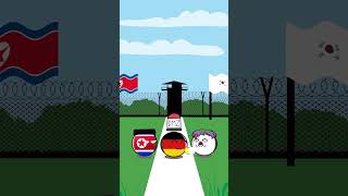 Main ally of North and South Korea countryballs korea usa russia germany china [upl. by Melda]