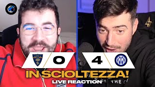 🚬🥱 FERMI TUTTI MA CHE CAMPIONATO STIAMO FACENDO…  LIVE REACTION LECCE INTER 04 [upl. by Wyler]