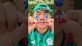 DULCES CON JUGUETES SONIC😱🍟🪀shorts humor [upl. by Emiolhs384]