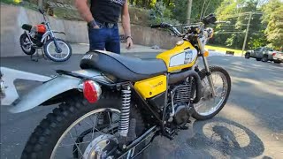 1975 YAMAHA DT400 ENDURO BIG BORE 2 STROKE [upl. by Anes]