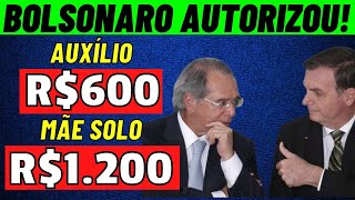 NOTÍCIA BOMBA FOI APROVADO  AUXÍLIO EMERGENCIAL 600 E MÃE SOLTEIRA 1200 SAIBA A DATA QUE COMEÇA [upl. by Schaper]