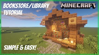 Minecraft BookstoreLibrary Tutorial [upl. by Leandra]