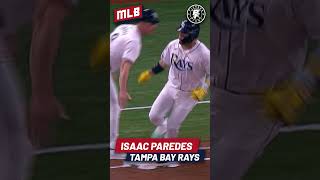 ISAAC PAREDES CONECTA HOME RUN VS CARLOS RODON mlb isaacparedes tampabayrays [upl. by Divod]