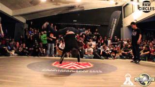 Step One amp Kap vs Issei amp Shuvan  BBoy World  BREAKING 2on2 EIGHTFINAL  RAW CIRCLES 2013 [upl. by Acisey]