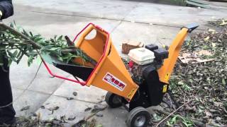 65hp 100mm chipping capacity wood chipper shredder [upl. by Shaff]