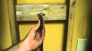 Leaky shower How to find leaks How to remove a broken shower arm in a wall [upl. by Llemart]