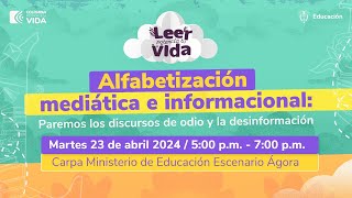 Alfabetización mediática e informacional paremos los discursos de odio y la desinformación [upl. by Mandle]