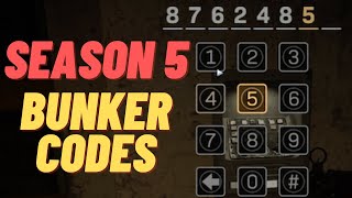 Warzone Bunker Codes Farmland Bunkers amp More NEW SEASON 5 [upl. by Suoilenroc621]