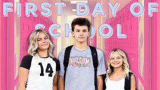 FIRST DAY OF SCHOOL WITH ALL TEENAGERS  BACK TO SCHOOL 2024  THE LEROYS [upl. by Natek]