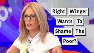 Right Wing Host Wants To Bring Back The Shame Of Claiming Benefits [upl. by Leach244]