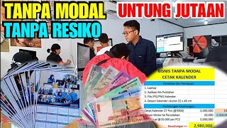 Bisnis tanpa Modal dapat untung Jutaan dari Cetak Kalender [upl. by Crawley]