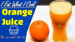 Orange Juice Recipe Using Blender  Orange  Orange Juice  IEWICOOK [upl. by Aip]