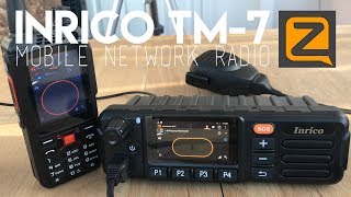 Inrico TM7 Network Mobile Radio  Part 1  Overview amp Setup [upl. by Francyne]