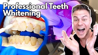 How Teeth Whitening At The Dentist WorksAnd Is It Worth It Orthodontist Reacts [upl. by Pacian]