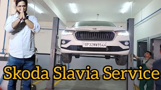 Skoda Slavia first 15000 Km Service Experience 🚘😊skoda slavia service servicecost car review [upl. by Kaitlyn]