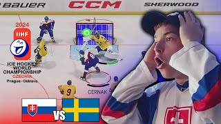 MS v hokeji 2024  Slovensko  Švédsko NHL 24 [upl. by Silvan]