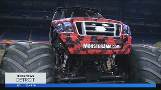 Monster Jam returns to Ford Field this weekend [upl. by Atilrac]