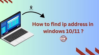 How to check ip address of computer  how to find ip address windows 10  check ip address in laptop [upl. by Idissac]