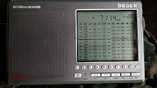 Degen DE1103 with LZ1AQ active loop antenna on 7 MHz [upl. by Euridice]